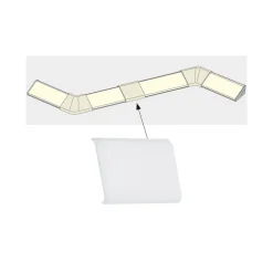 4 forbindelseskapper til Delta-Profil Your LED