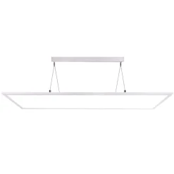 3422 LED-hængelampe, kantet, Dip-Switch, hvid