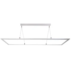 3422 LED-hængelampe, kantet, Dip-Switch, hvid