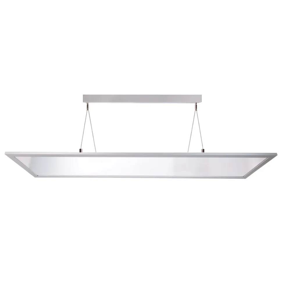 3422 LED-hængelampe, kantet, Dip-Switch, aluminium