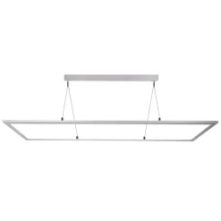3422 LED-hængelampe, kantet, Dip-Switch, aluminium