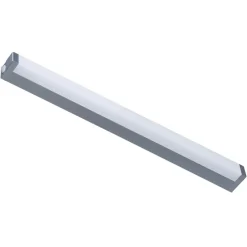 512 LED-spejllampe, 4.000 K, 88 cm, sølv