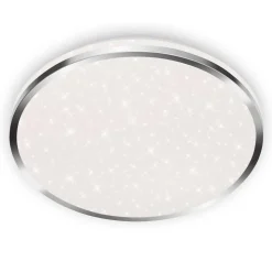 Acorus LED-loftslampe, IP44, stjernedekor, Ø 33 cm