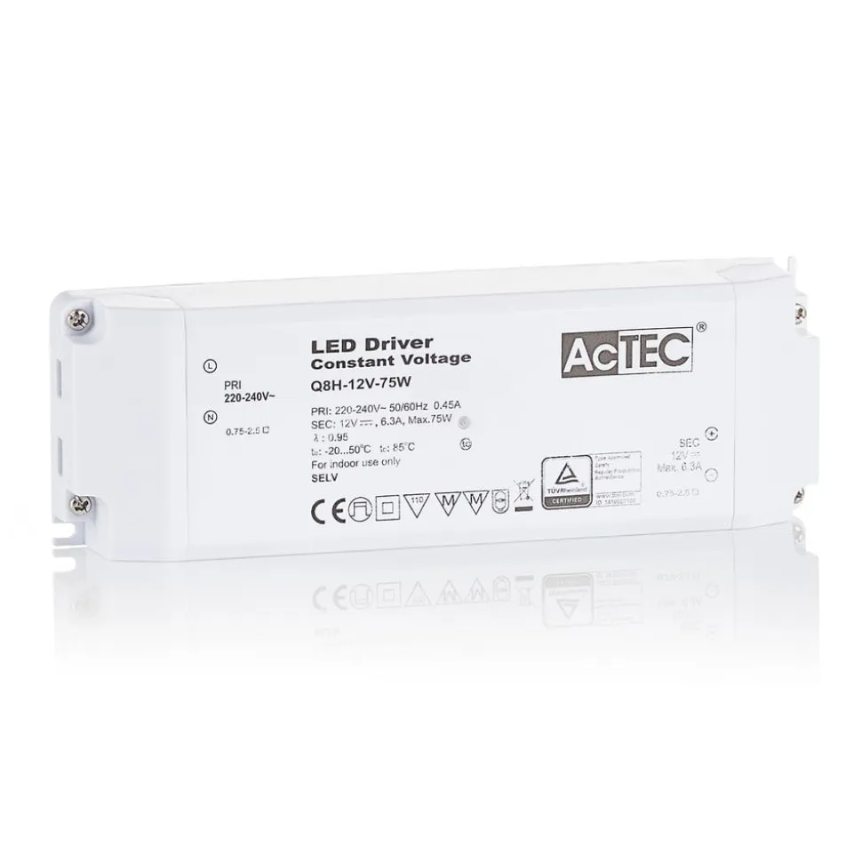 AcTEC Q8H LED-driver CV 12 V, 75 W