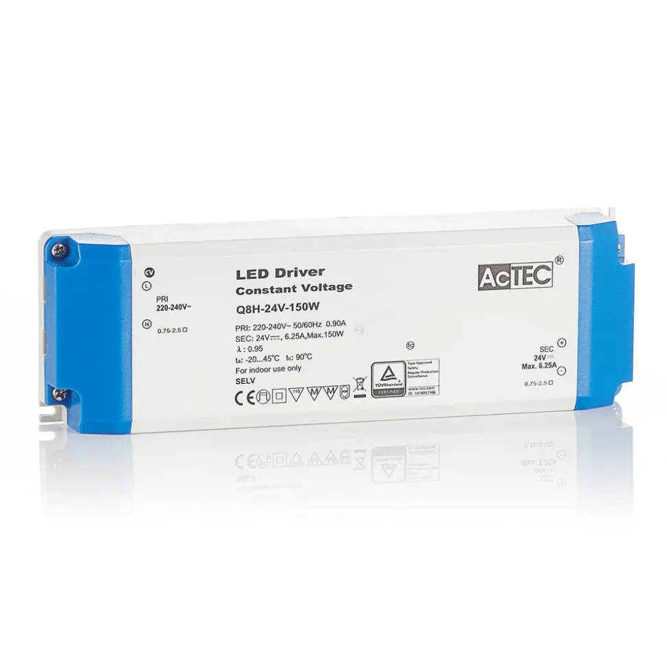 AcTEC Q8H LED-driver CV 24V, 150W