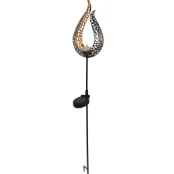 Aideen dekorativ LED solcellelampe med jordspyd