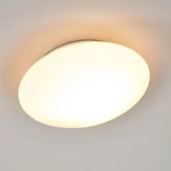 Alba loftlampe af opalt glas, Ø 25 cm