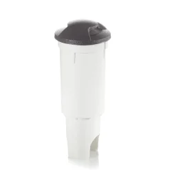 Aldo 2L LED indbygningslampe, sort/klar 3.000 K