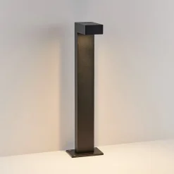 Aliar LED-gadelampe, sort