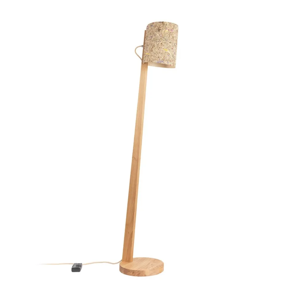 ALMUT 1411 gulvlampe cylinderformet Ø30 cm alpeeng