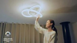 Ambala LED loftspot, 2 lyskilder, sort, metal, CCT, dæmpbar