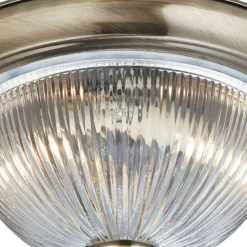 American Diner loftlampe IP44, antik messing