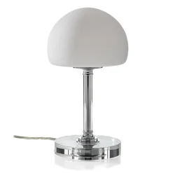 Ancilla LED-bordlampe med dæmper, forkromet