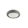 Anga udendørs loftlampe, mørkegrå, beton, Ø 24 cm