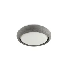 Anga udendørs loftlampe, mørkegrå, beton, Ø 24 cm