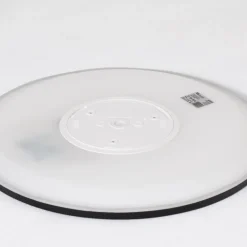 Aqua LED-panel, Ø 40 cm, sort, metal/plast, CCT dæmpbar