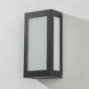 Aqua Rain udendørs LED-væglampe, sensor, antracit