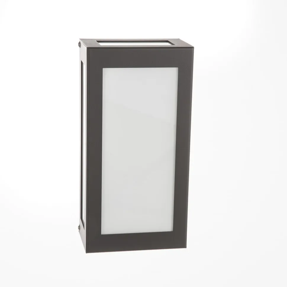 Aqua Rain udendørs LED-væglampe, sensor, antracit