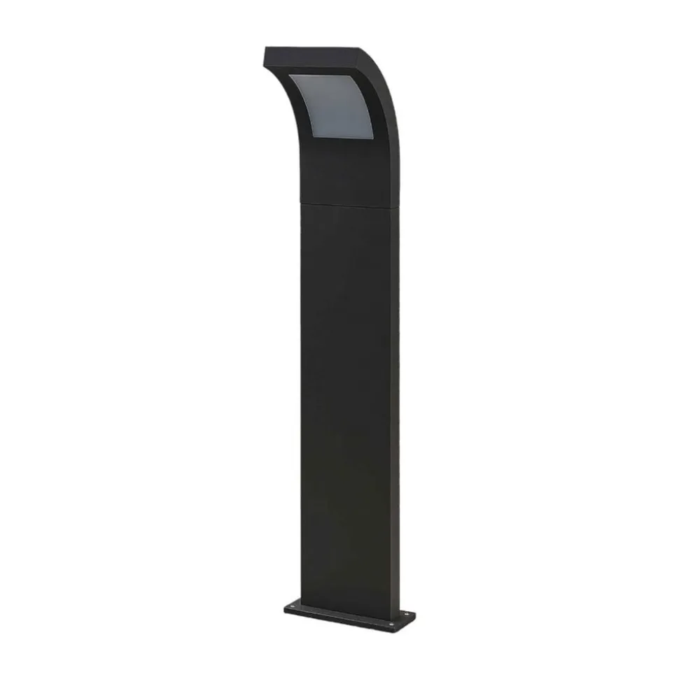 Arcchio Advik LED-vejlampe, 100 cm, antracit, metal, IP65