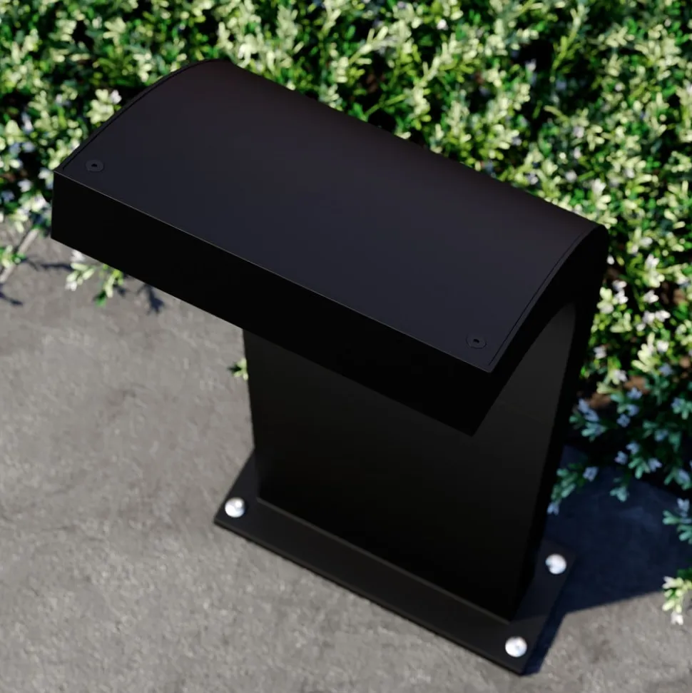 Arcchio Advik LED-vejlampe, IP65, 60 cm, antracit, metal