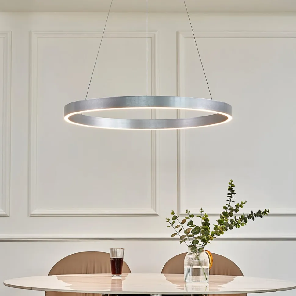 Arcchio Answin LED-hængelampe 52,8 W sølv
