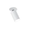 Arcchio Davin indbygningsspot, cylinder, hvidt