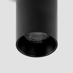 Arcchio Downlight Brinja, sort, metal, Ø 6 cm, rund, GU10