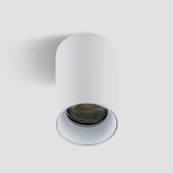 Arcchio Downlight Brinja, hvid, metal, Ø 6 cm, rund, GU10