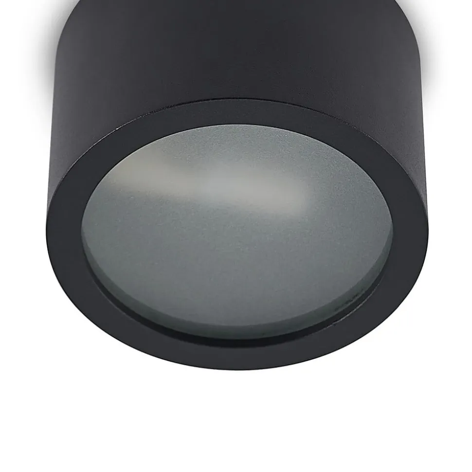 Arcchio downlight Nieva, G9, sort, rund, Ø 10cm, metal