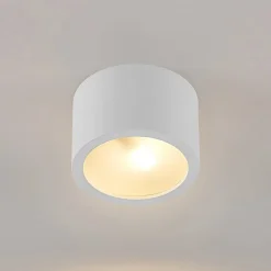 Arcchio downlight Nieva, G9, hvid, rund, Ø 10cm, metal
