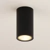 Arcchio downlight Olivir, sort, metal, Ø 6cm, GU10, IP44