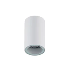 Arcchio downlight Olivir, hvid, metal, Ø 6cm, GU10, IP44