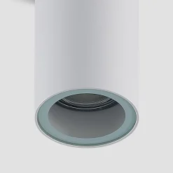 Arcchio downlight Olivir, hvid, metal, Ø 6cm, GU10, IP44