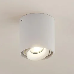 Arcchio downlight Walza, hvid, metal, Ø 9,3 cm, GU10