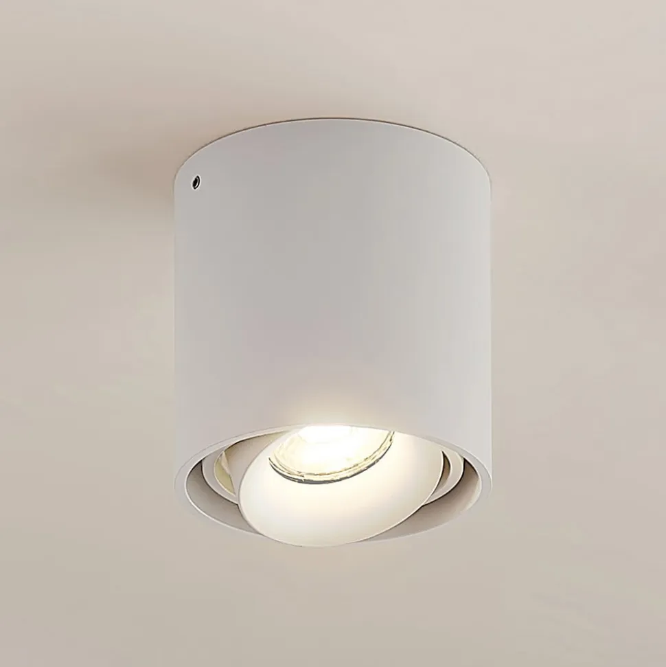 Arcchio downlight Walza, hvid, metal, Ø 9,3 cm, GU10