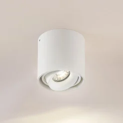 Arcchio downlight Walza, hvid, metal, Ø 9,3 cm, GU10