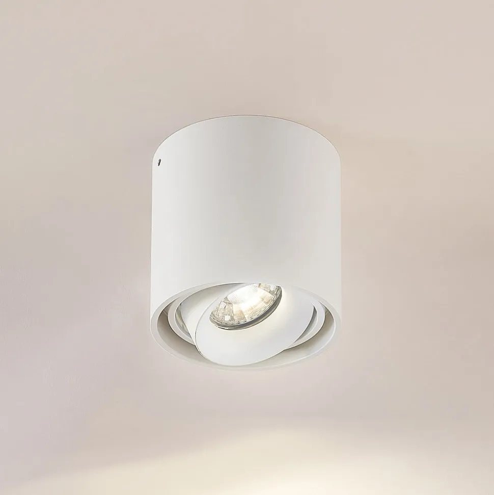 Arcchio downlight Walza, hvid, metal, Ø 9,3 cm, GU10