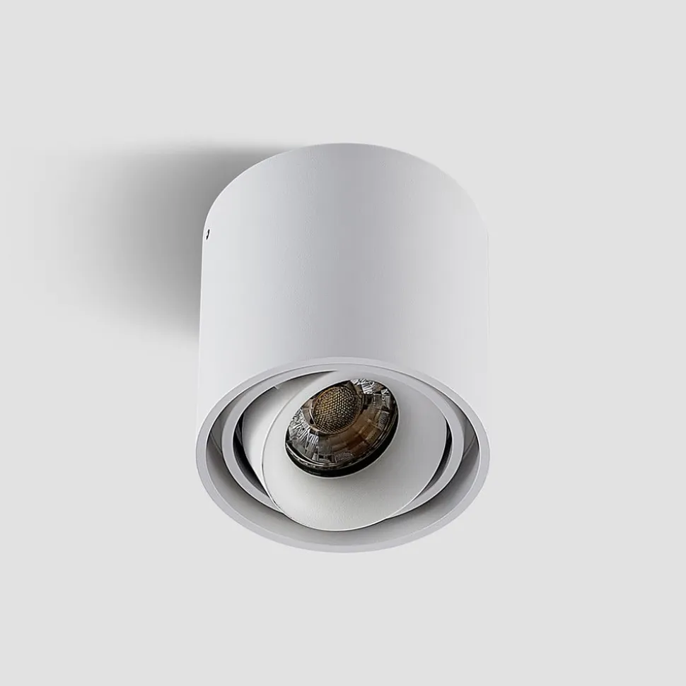 Arcchio downlight Walza, hvid, metal, Ø 9,3 cm, GU10