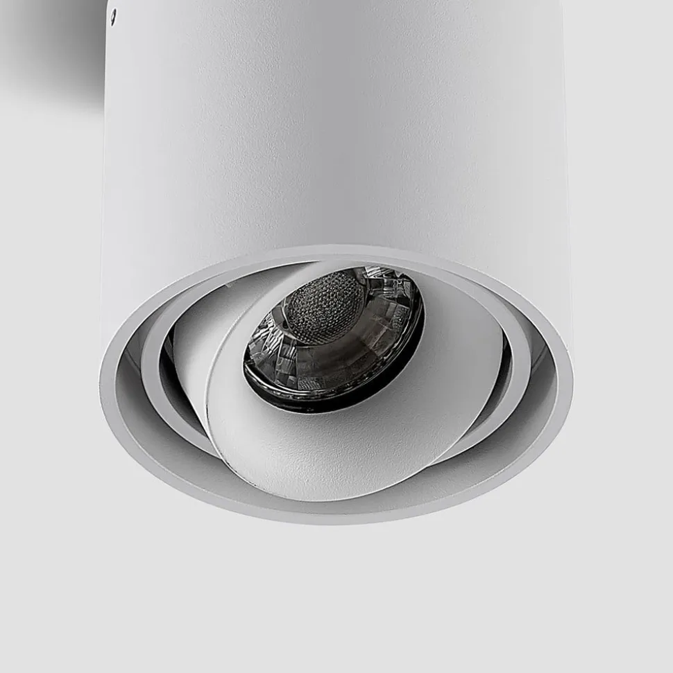 Arcchio downlight Walza, hvid, metal, Ø 9,3 cm, GU10