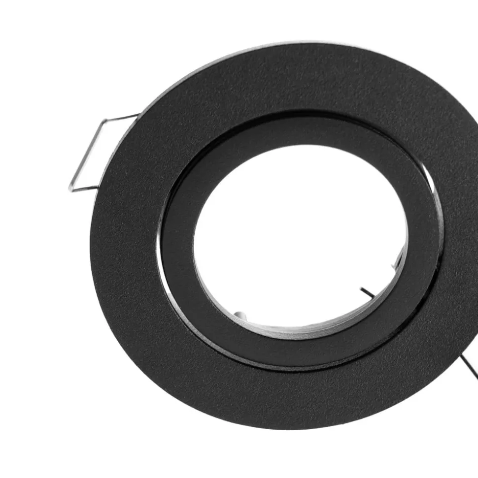 Arcchio downlight Zyron, sort, Ø 8,2 cm
