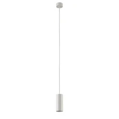 Arcchio Ejona pendellampe, højde 15 cm, hvid, aluminium