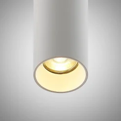 Arcchio Ejona pendellampe, højde 35 cm, hvid, aluminium
