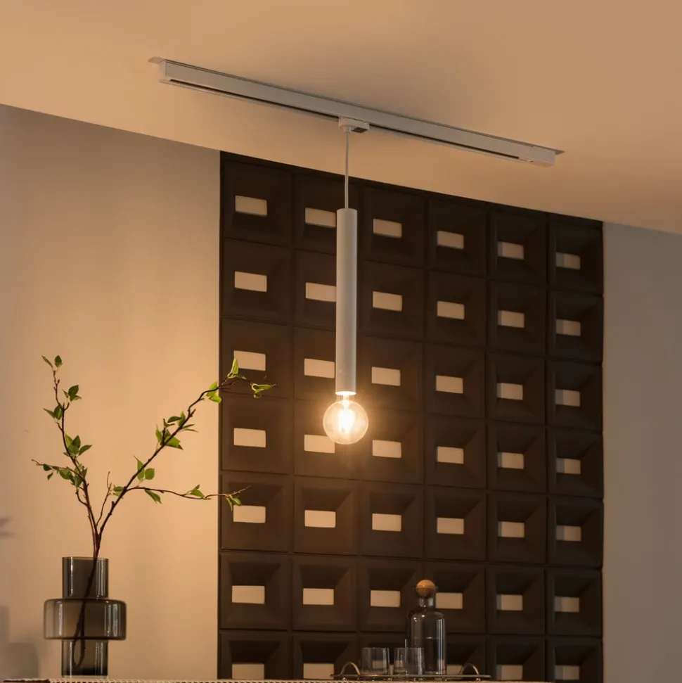 Arcchio Ejona skinnependel hvid E27 4/40cm
