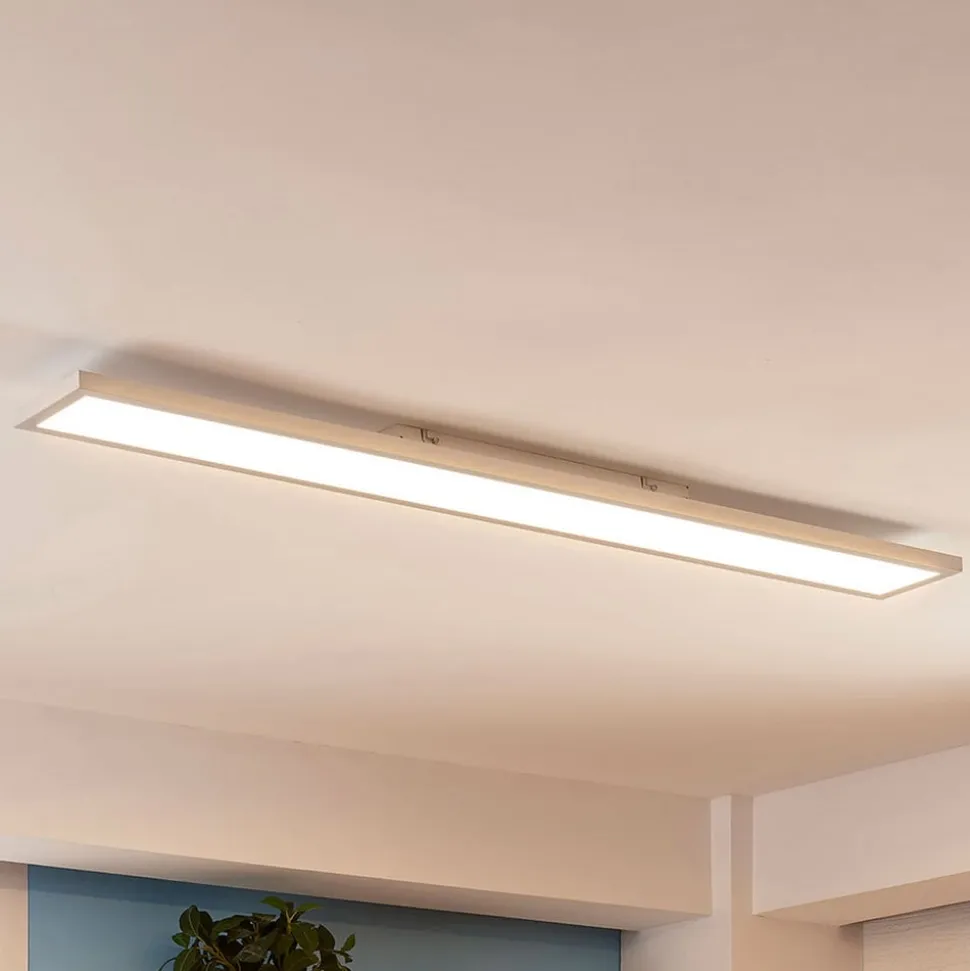 Arcchio Enora LED-panel, 3000lm, hvid, metal, 119,5 cm
