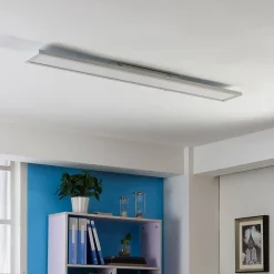 Arcchio Enora LED-panel, 3000lm, hvid, metal, 119,5 cm
