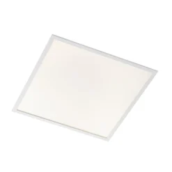 Arcchio forsænket panel Vinas, 62 cm, hvid, aluminium, CCT
