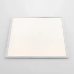Arcchio forsænket panel Vinas, 62 cm, hvid, aluminium, CCT