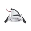Arcchio Harcos LED-downlight, hvid, Ø 8 cm, 4.000K