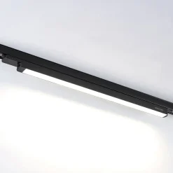 Arcchio Harlow LED-skinnelampe, sort, 69 cm, 4.000 K