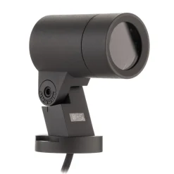 Arcchio Hemmani spot med jordspyd, højde 35 cm, antracit, aluminium